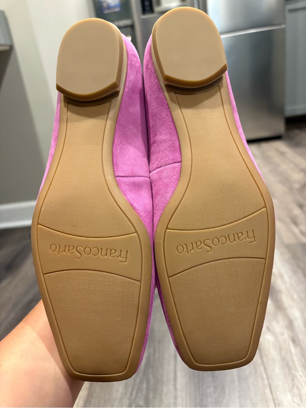 NWOT Pink Suede Women's Ballet Flats - Picture 6 of 6